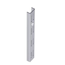 Crémaillère double blanche 50 x 2000 mm