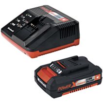 Ensemble chargeur 18 V avec batterie 3 Ah + 1 batterie Lithium-Ion 2 Ah gratuite - EINHELL