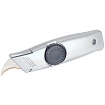 1 Couteau lame trapèze fixe demi-lune