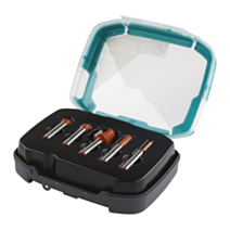 Coffret de 5 fraises à rainurer Ø8 mm - WOLFCRAFT