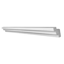 Moulure ruban led Kristine polystyrène 2 m blanc - DECOSA