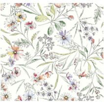 Toile Cirée Ronde Lindsey Ø150cm Fleurs - D-C-TABLE