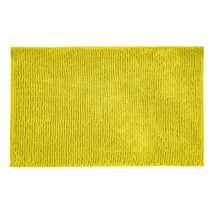 Tapis de bain chenille 50 x 80 cm jaune