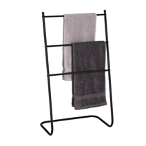 Porte-serviettes Aracena métal noir - ALLSTAR