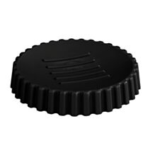 Porte-savon Minas plastique noir - ALLSTAR