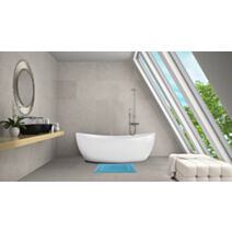 Tapis de bain Zen 40x60cm bleu - ALLSTAR