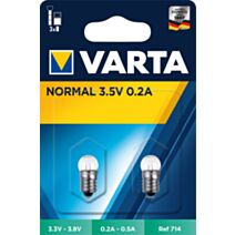 Ampoules Varta 714 3.5V 0.2A A Vis Blister2 VARTA