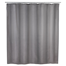 Rideau de douche 180x200 gris anti moisi - WENKO