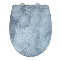 Abattant cement, thermopl., embossed
