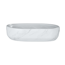 Porte-savon Adrada céramqiue blanc/gris - WENKO