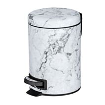Poubelle à pédale Onyx acier mat 3L - WENKO