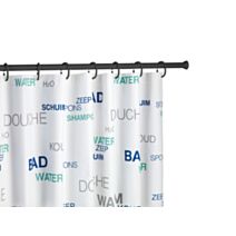 Barre de douche télescopique Ø20mm 70-115cm noir