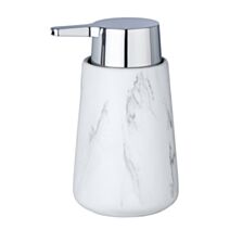 Distributeur de savon Adrada céramique blanc/gris - WENKO