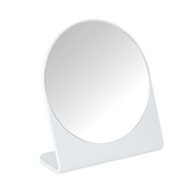 Miroir Marcon plastique/verre blanc Ø17cm - WENKO