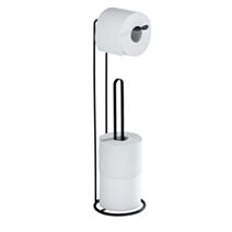 Porte papier wc sur pied lugano noir