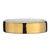 Porte-savon Nuria céramique or/blanc - WENKO