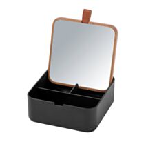 Organiseur avec miroir Bovisa noir WENKO