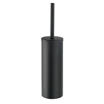 Brosse WC Orea noir fermé - WENKO