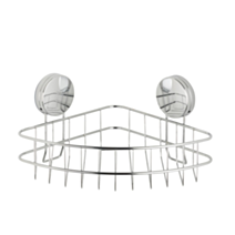 Etagère d'angle acier chromé 26,5x19x13,5cm - WENKO