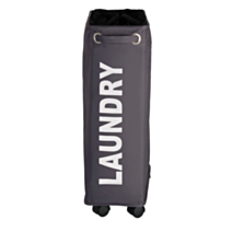 panier à linge corno gris polyester 43 l - WENKO