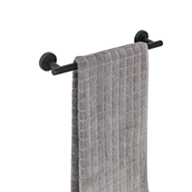 Porte-serviette 40 cm Bosio Black mat - WENKO