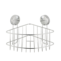 Etagère d'angle Static-Loc acier chromé 26,5x19x18cm - WENKO