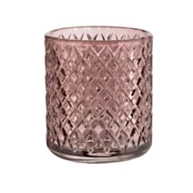 Gobelet Atessa verre vieux rose - WENKO