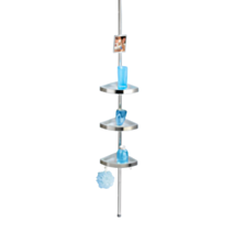 Étagère douche télescopique Premium brillante - WENKO