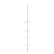 Étagère télescopique Dolcedo blanc inox x4 niveaux - WENKO