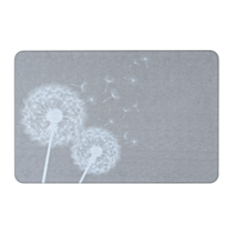 Tapis de bain Astera 60x39cm terre diatomée gris