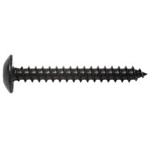 Vis penture, tête bombée, TX, 6 x 60, acier zingué noir