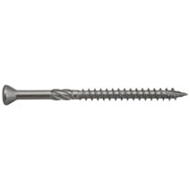 Seau de vis terrasse, tête fraisée, 5 x 50 avec embout TX 25, acier inoxydable A2