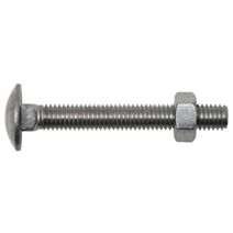 Boulon bois TRCC, M6 x 60, acier inoxydable A2, DIN 603