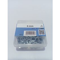 Rondelle 6 mm, acier zingué, DIN 125