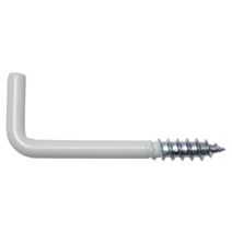 Gond à visser Revêtement plastique blanc acier 3,3 x 40 mm