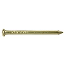 Clou, tête ronde, 2 x 25, acier laitonné