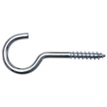 Crochet à visser pour plafond, 4,4 x 120 / 45, acier zingué