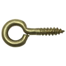 Piton à visser, 1,8 x 3 / 8, laiton