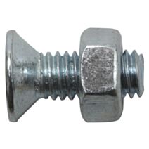 Boulon mécanique, tête fraisée, PH, M6 x 50, acier zingué, DIN 965