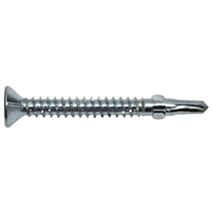 Vis autoperceuse à ailettes, tête fraisée, PH, 6,3 x 80, acier zingué, similaire à DIN 7504 pH