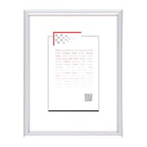 Cadre photo Gallery blanc 13x18cm