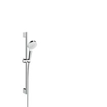 Crometta Ensemble de douche 1jet blanc/chromé
