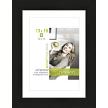 Cadre photo Apollon Bois 13x18cm pour photo 10x15cm Noir - NIELSEN