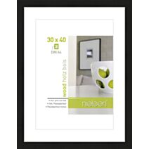 Cadre Apollo bois 30x40 noir - ACCENT