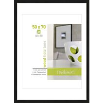 Cadre Apollo noir bois 50x70 - ACCENT
