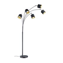 Lampadaire Tommy Noir Mat H.200cm - REALITY