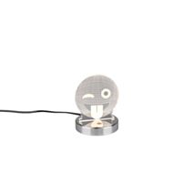 Lampe de Table Smiley Chrome H.15cm - REALITY