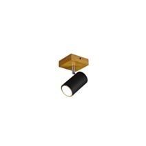 Spot Marley Noir Mat Métal Exclu 1xGU10 Max.15W - TRIO