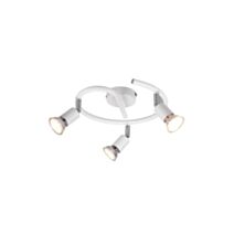 Spot Paris Blanc Mat Métal Exclu 3xGU10 Max.35W - REALITY