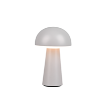 Lampe de table Lennon Gris H. 21cm - REALITY